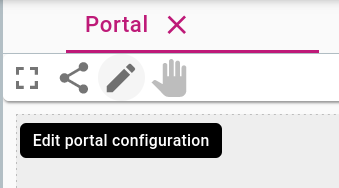 Portal edition mode