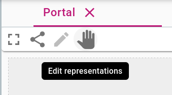 Representation edition mode