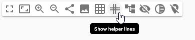 Helper lines toggle
