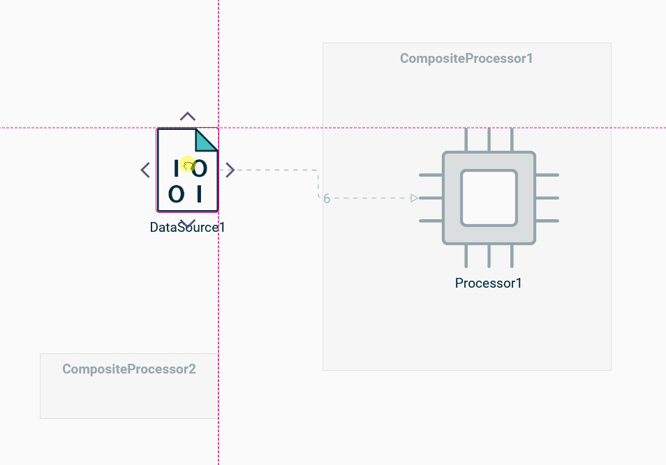 Helper lines example