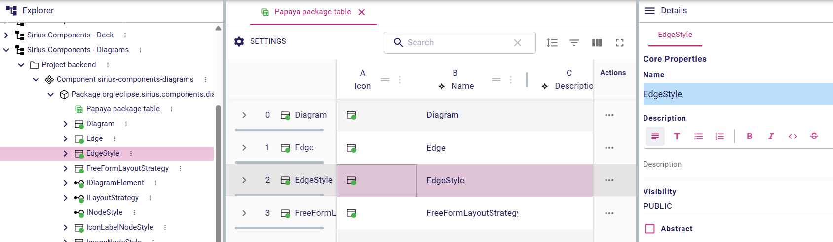 Selecting a row