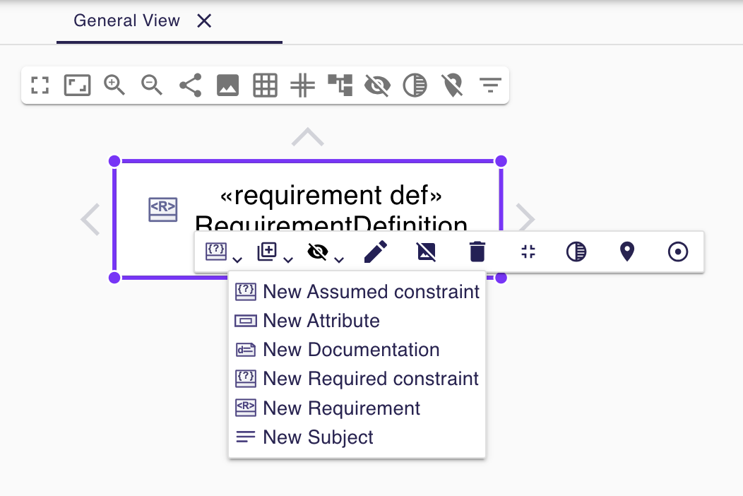 Create Requirements in RequirementDefinition