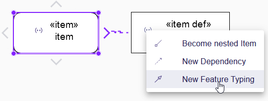 Feature typing tool