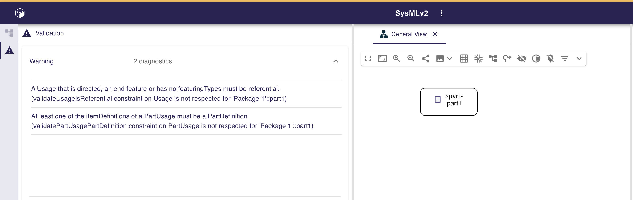 Validation View