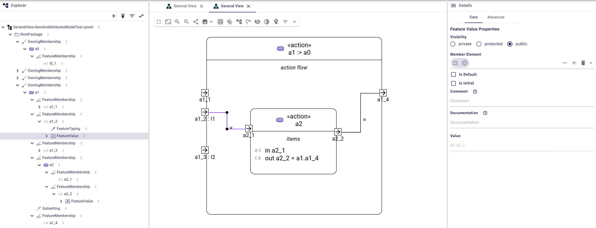 Feature Value Edges